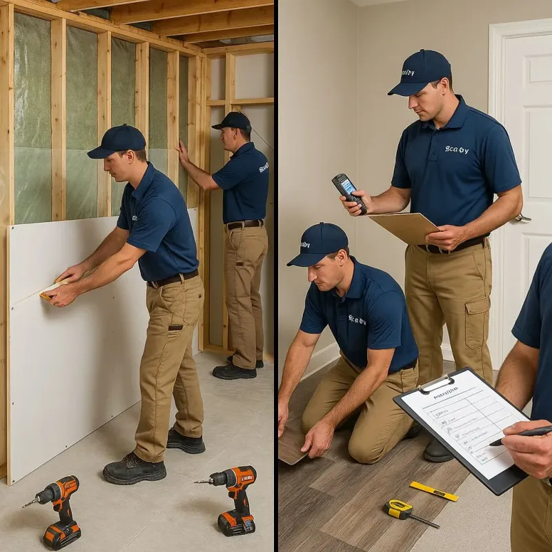Repairs and Reconstruction process in Blennerhassett, WV